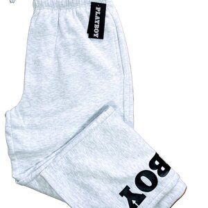 NWT Playboy Wide Leg Sweatpants Grey